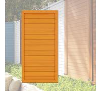 120x60 CM Valla de Privacidad Madera Maciza, Panel Separador Impermeable UV, Cerco Resistente a la Intemperie Fácil Montaje para Patio, Balcón y Jardín(Yellow)
