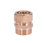 1216 1418 1620 2025 2632 PEX-AL-PEX 3/4" bspt Male Female Brass Straight Pipe Fitting For Solar Floor Heating(BSP Female,2025_3/4") Plumbing Fittings