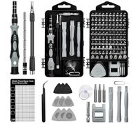 122 en 1 Kit Destornilladores Precisión Mini, Juego Destornillador Magnéticos Profesionales, Herramientas Reparación Teléfono Móvil Portátil para Reparar Relojes, Cámara, Computadora,Gafas