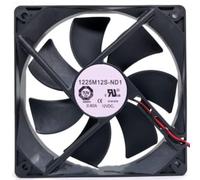 1225M12S-ND1 12025 High Power Fan, DC12V 0.6A Large Airflow 2-Wire Industrial Cabinet Axial Fan