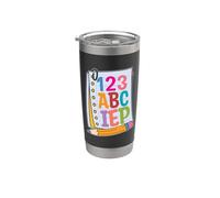 123 ABC IEP Maestro de Educación Especial Concientización sobre el Autismo IEP Vaso térmico de acero inoxidable de doble pared