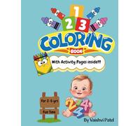 123 Coloring Book: Learn to Count with Fun!: Early Learning Coloring Book with Tracing & Counting Activities Inside!