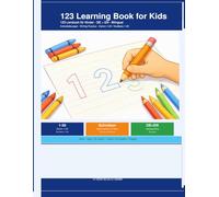 123 Learning Book for Kids: Numbers Learning Book · Trace Numbers · DE + EN Bilingual · Writing Practice for Kids Ages 4-8