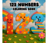 123 Numbers: Colouring book