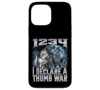 1234 I Declare A Thumb War Carcasa para iPhone 13 Pro MAX
