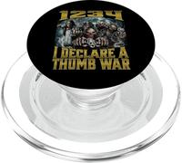 1234 I Declare A Thumb War PopSockets PopGrip para MagSafe