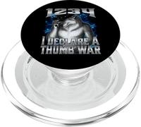 1234 I Declare A Thumb War PopSockets PopGrip para MagSafe