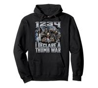 1234 I Declare A Thumb War Sudadera con Capucha