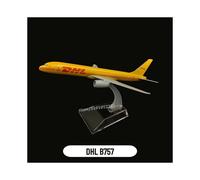 (124.DHL B757)Scale 1:400 Metal Aircraft Replica Emirates Airlines A380 B777 Airplane Diecast Model Aviation Plane Collectible Toys for Boys