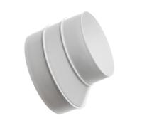 Ø 125-100mm Reductor - Adaptador para Tubo de Ventilación - Conector para Tubo Redondo - Plástico PVC