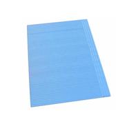 125 hojas de 46 x 33 cm, baberos dentales impermeables para piercing, tatuajes, servilletas, baberos para clínica dental, color azul