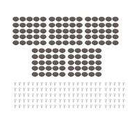 125 juegos de botones de pantalones 17 mm 5 pétalos patrón de flores tapa tornillo puntiagudo combo hilo remache botones para cinturón gabardina camisa material de acero inoxidable