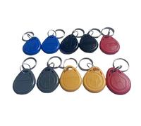 125 kHz T5577 RFID Etiqueta de token de identificación de proximidad regrabable (10 piezas) (mezcla)