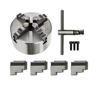 125 mm Drehbank Chuck Markenlos 4 mandíbulas 3 mordazas de sujeción brida portabrocas adaptador