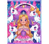 125 pages unicorn and princess: 125 pages unicorn coloring book