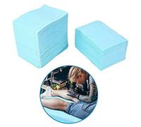 125 Pcs Estera impermeable desechable Almohadilla del tatuaje a prueba de fugas manteles limpios Underpad salón de belleza protector del tatuaje almohadilla Hoja(turquesa)