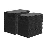 125 Piezas Baberos Dentales Negros,Premium Baberos Desechables Impermeables para Tatuajes, Manteles para Tatuajes Almohadilla Limpia Baberos para Pacientes Servilletas Dentales Cubre Bandejas(Negro)