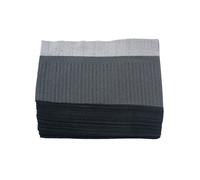 125 Servilletas Desechables de 3 Capas para Tatuaje, Almohadilla Absorbente Impermeable, Personal para Tatuar, Mantel (Negro)