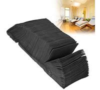 125 Unids/Bolsa Mantel Desechable para Tatuajes, Almohadilla Limpia para Fundas de Mesa para Tatuajes, Baberos Dentales Mantel de Bricolaje Impermeable Hoja de Suministros para Tatuajes(negro)