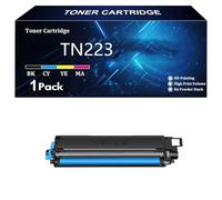 125A Cartucho de Tóner de Repuesto para HP 125A CB540A CB541A CB542A CB543A, Compatible con Impresoras HP Color Laserjet CP1213 CP1214 CP1215 CP1216 CP1517ni CP1519ni,C-1 Pcs