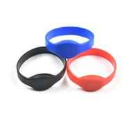 125khz EM4100 TK4100 Wristband RFID Bracelet ID Card Silicone Band Read Only Access Control Card(Blue)