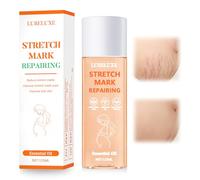 125ml Aceite de Masaje para Estrías, Anti Estrias Aceite Hidratante Masaje, Antes y Durante el Embarazo Aceite Corporal, Previene y Reducir estrías Corporal