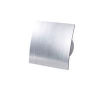 125mm Extractor Con Seguimiento Silent Escudo Plata Ventilador Pared Techo Baño