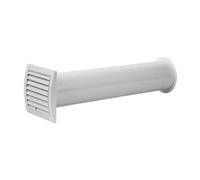 125mm Kit de Ventilación de Pared - Unidad de Ventilación Pasiva con Flujo de Aire Ajustable y Tres Rejillas de Ventilación