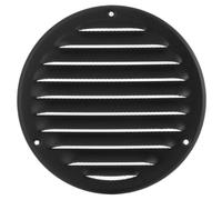 Ø 125mm Rejilla de Ventilación con Mosquitera - Rejillas de Aireación Metálicas - Acero, Antracita