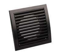 Ø 125mm Rejilla para Ventilación - Rejilla de Ventilación con Protección contra Insectos - Plástico ABS Antracita