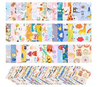 126 piezas de tela de algodón patchwork, paquete de telas de patchwork, 12,7 x 12,7 cm, telas para coser por metros, tela para coser a mano, sábana cuadrada para costura, manualidades, colchas