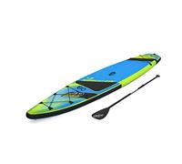 BESTWAY Tabla de Paddle Surf Hinchable Convertible en Kayak Kit con Accesorios Hydro-Force Aqua Excursion Tech 381x79x15 cm Multicolor