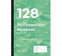 128 A4 Composition Notebook: A4 Notebook for School, Work & Ideas | College Ruled | 128 Pages of 7.1mm Lines | ERDL Camouflage Cover Design | Perfect ... & Homework | For Writers, Dreamers, and Doers