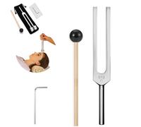 128 Diapasones for Sanación, Instrumento Curativo Propelify De 128 Hz Con Martillo De Reflejos, For Sanación De Chakras, Terapia De Sonido Y Meditación, Activador Sensorial De Diapasón(512HZ)