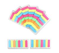 1280 Piezas Posits Pequeños, Marcapaginas Adhesivos Marcadores de Libros Colores, Indices Adhesivos se Puede Utilizar Para Leer Libros y Archivos Clasificados, Impermeable No Deja Marcas