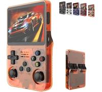128G Retro Snap Game Console Official, Consola De Juegos Retro R36s, Miniconsola Portátil De Videojuegos, Pantalla Ips HD De 3,5", Reproductor De Juegos De Código Abierto
