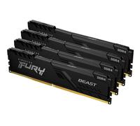 128GB DDR4-3200MHZ CL16 DIMM (KIT DE 4) FURY BEAST NEGRO