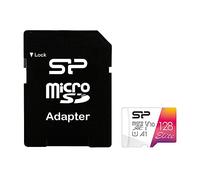 128GB Silicon Power Elite microSDXC CL10 UHS-1 100MB/seg tarjeta de memoria colorida con adaptador