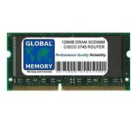 128MB DRAM SODIMM Memoria RAM para Cisco 3745 Router (Cisco P/N MEM3745-128D)
