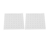 128Pcs Self Adhesive Silicone Pads Transparent Anti Slip Foot Mat Household Protectors 12x4mm Rubber Bumpers for Furniture Appliances Electronics