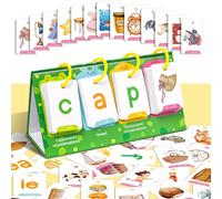 129 tarjetas de memoria CVC para niños, tarjetas de calendario de fonética para escritorio, juego de aprendizaje de de uso frecuente para suministros de aula para profesores y educación en casa