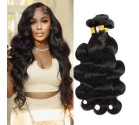 12A Brazilian Body Wave Human Hair Bundles 12 14 16 pulgadas 100% Unprocessed Virgin Body Wave Weave 3 paquetes Deals Human Hair