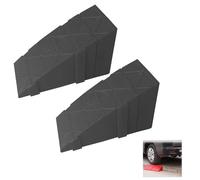 12cm/14cm/16cm/18cm Rampas De Bordillo Portátiles Altura, Juego De Rampa De Umbral De Plástico Resistente, para Coches Bajos, Motocicletas (Color : 2 pcs, Size : 30x12x18cm)
