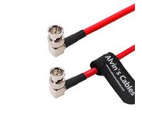 12G BNC-Cable Coaxial Alvin's Cables HD SDI BNC Macho a Macho Cable Original en Forma de L para Cámara de Video 4K 1M Rojo