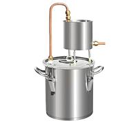 12L Home Wine Making Kit, Stainless Steel Alcohol Moonshine Stills Wine Making Fermentation Kit, For Diy Whisky Wine Brandy, LJJY-KK