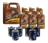 12L pemco idrive 370 0W-40 aceite motor Api Sn Acea A3/B4 Incl. de Motor Flusch