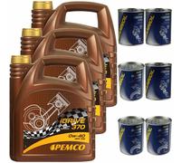 12L pemco idrive 370 0W-40 aceite motor Api Sn Acea A3/B4 Incl. Motor De Flusch