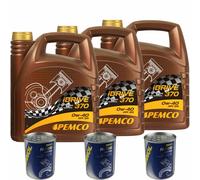 12L PEMCO iDRIVE 370 0W-40 Aceite Motor API SN ACEA A3/B4 Incl. Motor Doctor
