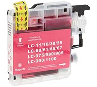 12ML Magent Compatible Brother LC61, LC980, LC1100, LC985