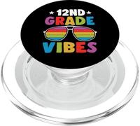 12nd Grade Back To School Sunglasses Vibes Retro First Day PopSockets PopGrip para MagSafe